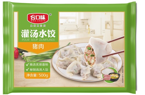 500g豬肉水餃